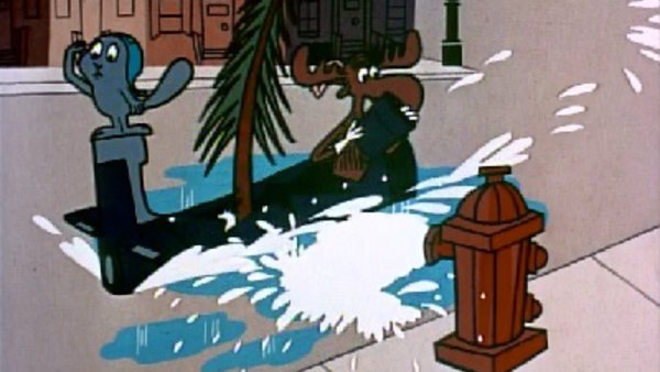 The Bullwinkle Show - S01E40 - Rocky & Bullwinkle - Jet Fuel Formula (16) - Canoes Who? or Look Before You Leak