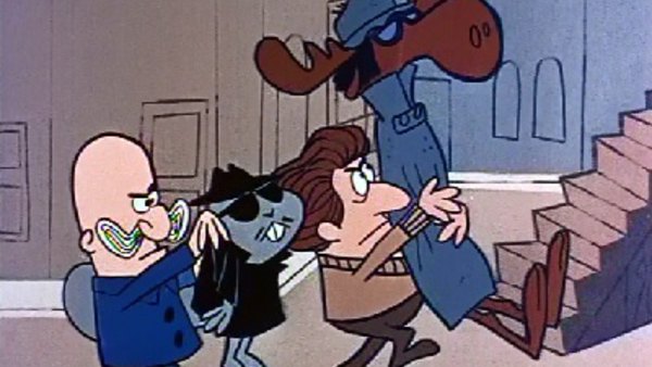 The Bullwinkle Show - S01E70 - Rocky & Bullwinkle - Jet Fuel Formula (28) - Axe Me Another or Heads You Lose!