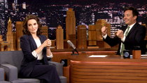 The Tonight Show Starring Jimmy Fallon - Episode 111 - Tina Fey, Evan Rachel Wood, a performance by the Broadway cast...