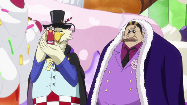 One Piece - Ep. 833 - Returning the Sake Cup! The Manly Jimbei Pays His Debt!