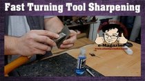 Stumpy Nubs Woodworking - Episode 7 - FAST lathe turning tool sharpening WITHOUT A JIG!