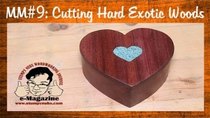 Stumpy Nubs Woodworking - Episode 9 - Make a scroll saw purple heart box with turquoise stone inlay...