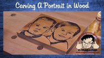 Stumpy Nubs Woodworking - Episode 11 - How to carve a portrait into wood from a photograph (+ Arbortech...