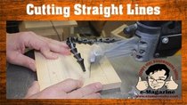 Stumpy Nubs Woodworking - Episode 13 - Scroll Saw Lesson #1- How to cut straight lines effectively