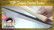 Stumpy Nubs Woodworking - Episode 15 - How to accurately draw a line down the center of a dowel