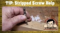 Stumpy Nubs Woodworking - Episode 32 - Remove a stripped screw without a special tool
