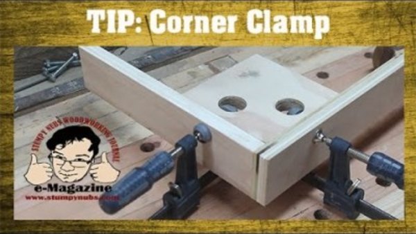 Stumpy Nubs Woodworking - S04E41 - Homemade corner clamp for glue-ups