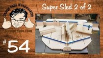 Stumpy Nubs Woodworking - Episode 54 - Homemade table saw crosscut sled with box.finger joint, spline...