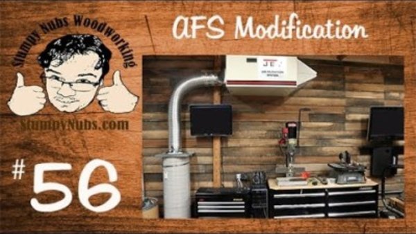 Stumpy Nubs Woodworking - S01E56 - Upgrade your Ambient Air Cleaner Filter (Jet AFS-100B, Delta 50-873, 50-871 Etc)