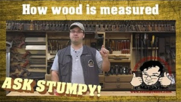 Stumpy Nubs Woodworking - S04E57 - 2-MINUTE LUMBER LESSON - Sorting out how wood is measured and sold (board feet, 4_4, etc.)