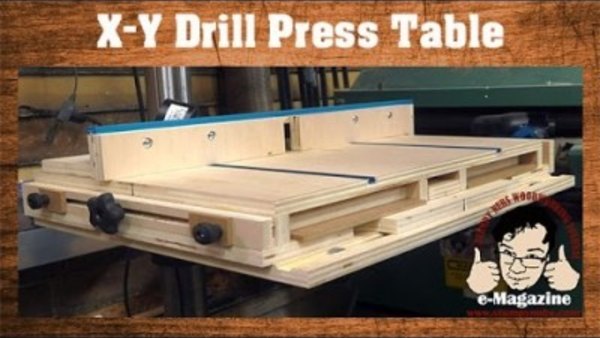 Stumpy Nubs Woodworking - S01E77 - AWESOME homemade drill press table with an X-Y Sliding top and more