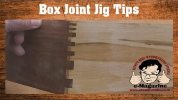 Stumpy Nubs Woodworking - S01E78 - AWESOME Variably Spaced Box_Finger Joints- And Some Jig Building Tips