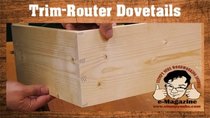 Stumpy Nubs Woodworking - Episode 80 - SIMPLE JIG- Handheld router dovetails that LOOK HAND CUT