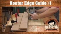 Stumpy Nubs Woodworking - Episode 81 - SIMPLE Router Edge Guide #1- Flip-Up style (Rout accurate dados,...