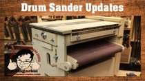 Stumpy Nubs Woodworking - Episode 84 - UPDATED Homemade TWO STAGE drum sander with Sand Flea and feed...