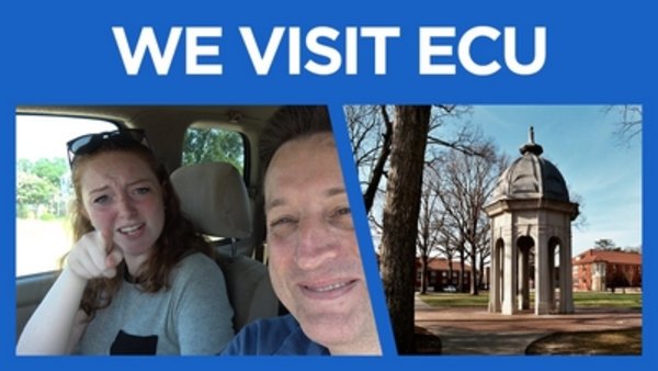 Day in the Life of Woody - S2016E61 - Hope and Woody Visit ECU - East Carolina University