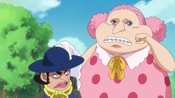 One Piece - Ep. 838 - The Launcher Blasts! The Moment Of Big Mom's Assassination!