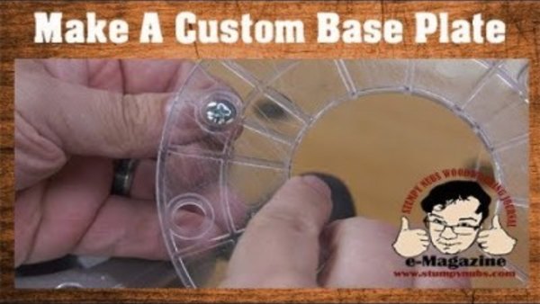 Stumpy Nubs Woodworking - S01E94 - The right way to make a custom router base plate