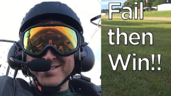Day in the Life of Woody - S2018E19 - XC Paramotor Crash - Fail and Win