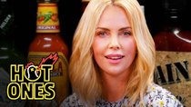 Hot Ones - Episode 8 - Charlize Theron Takes a Rorshach Test While Eating Spicy Wings