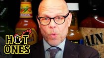 Hot Ones - Episode 15 - Alton Brown Rigorously Reviews Spicy Wings