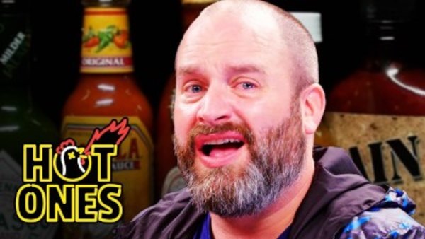 Hot Ones - S06E05 - Tom Segura Tears Up While Eating Spicy Wings