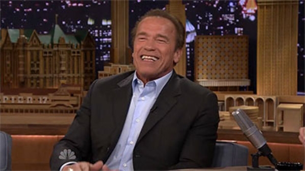 The Tonight Show Starring Jimmy Fallon - S01E26 - Arnold Schwarzenegger, Carson Daly, Vampire Weekend