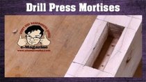 Stumpy Nubs Woodworking - Episode 22 - How to make a square mortise with a drill press and a forstner...