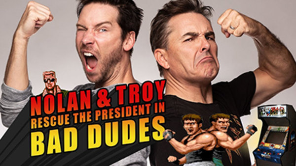 Retro Replay - S01E25 - Nolan North and Troy Baker Rescue the President in Bad Dudes