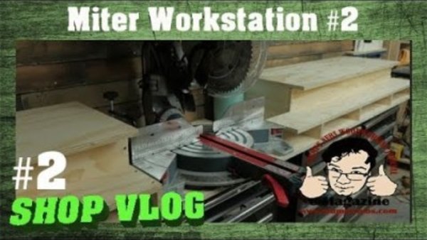 Stumpy Nubs Woodworking - S10E02 - How to make a miter saw workstation from cheap plywood (Part 2)