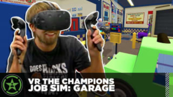 Achievement Hunter - VR the Campions - S2016E06 - Job Simulator: Garage