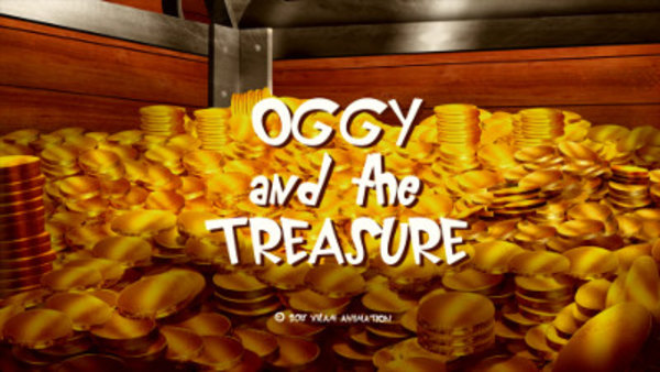 Oggy and the Cockroaches - S05E19 - Oggy and the Treasure