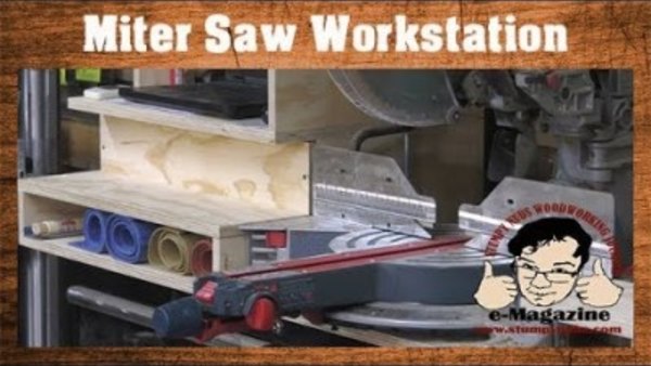 Stumpy Nubs Woodworking - S01E95 - There's more to this miter saw workstation than you think