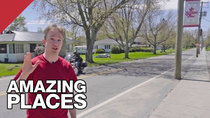 Tom Scott: Amazing Places - Episode 6 - The US-Canada Border Splits This Road Down The Middle