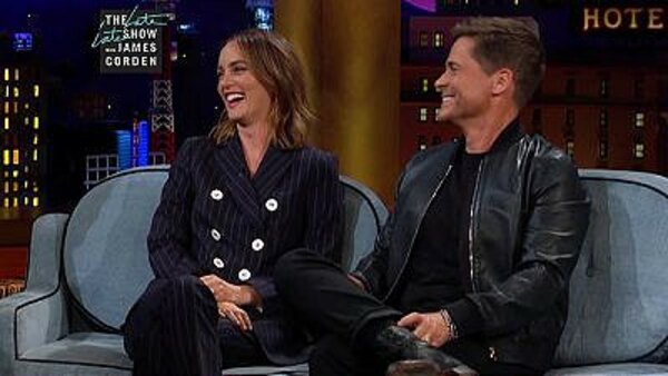 The Late Late Show with James Corden - S04E05 - Rob Lowe, Leighton Meester, Poppy