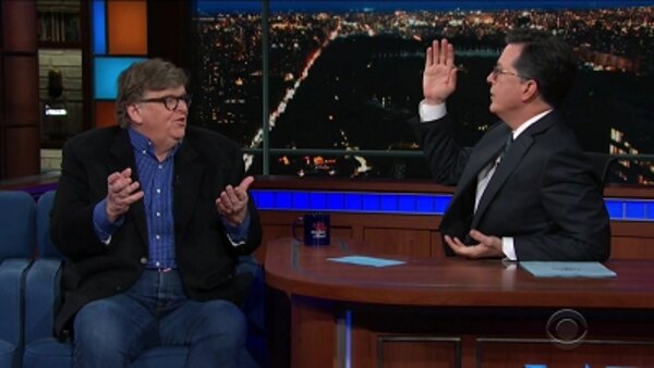 The Late Show with Stephen Colbert - S04E85 - Michael Moore, Ken Marino, Dermot Kennedy