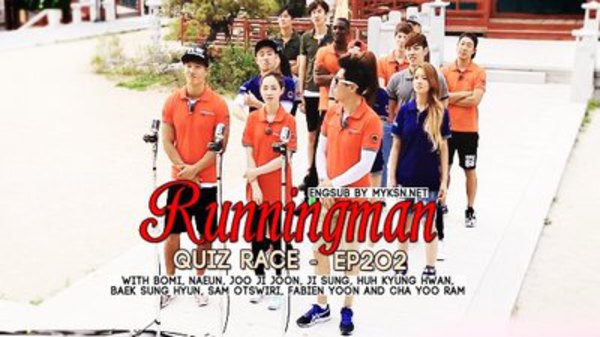 Running Man - S2014E202 - Running Man Quiz Race