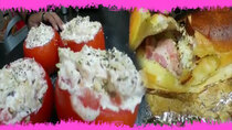 LunchBreak - Episode 8 - Chicken Salad Stuffed Tomatoes w/ Stuffed Garlic Bread