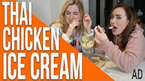 Rose and Rosie Vlogs - Episode 2 - Trying Chicken Ice Cream