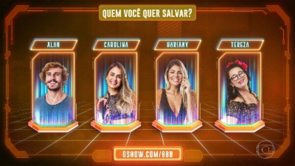 Big Brother Brazil - S19E55 - Dia 55, Paredão