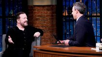 Late Night with Seth Meyers - Episode 75 - Ricky Gervais, Asia Kate Dillon, James Bay