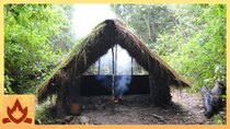 Primitive Technology - Episode 2 - Grass thatch, Mud hut