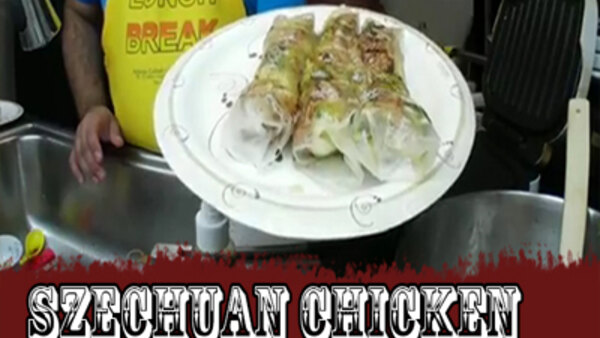 LunchBreak - S01E19 - Szechuan Chicken w/ Broccoli Spring Rolls