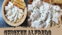 LunchBreak - Episode 26 - Chicken Alfredo with Garlic Bread