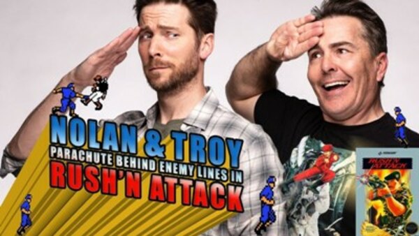 Retro Replay - S02E06 - Nolan North and Troy Baker Parachute Behind Enemy Lines in Rush'N Attack