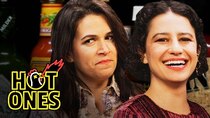 Hot Ones - Episode 2 - Abbi and Ilana of Broad City Go Numb While Eating Spicy Wings