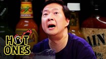Hot Ones - Episode 4 - Ken Jeong Performs a Physical While Eating Spicy Wings