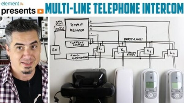 The Ben Heck Show - S09E14 - Multi-Line Telephone Intercom