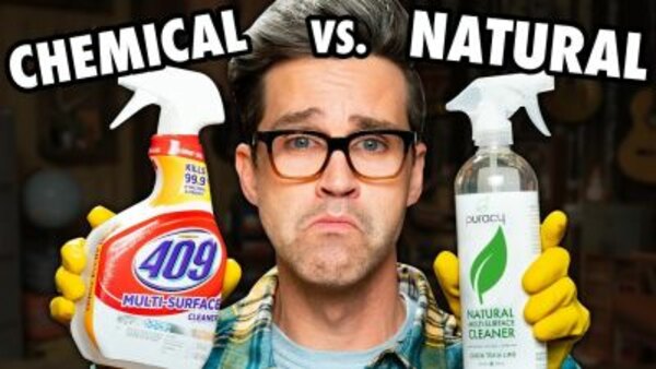 Good Mythical Morning - S15E06 - Name Brand vs. Natural Cleaning Product Test