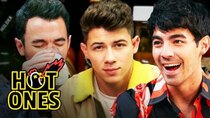 Hot Ones - Episode 1 - The Jonas Brothers Burn Up While Eating Spicy Wings